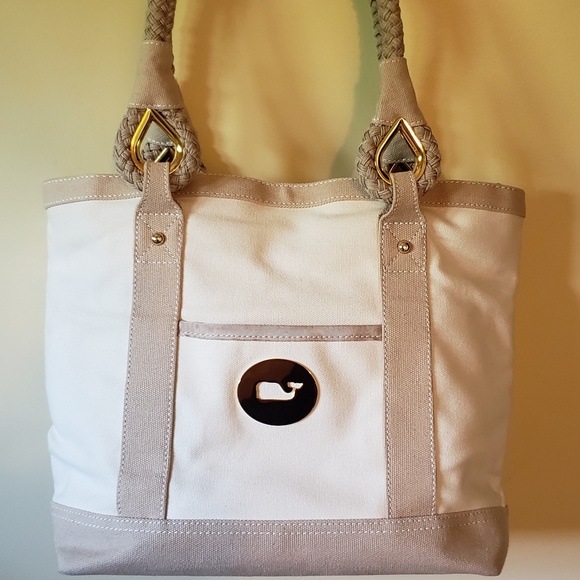 Vineyard Vines Handbags - Vineyard Vines neutral tote